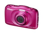 Nikon Coolpix W100 Waterdichte Digitale Compact Camera - Roz, Verzenden, Zo goed als nieuw