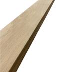 Houten wc/toiletplank - 4cm dik eiken - Rechte afwerking, Verzenden, Nieuw