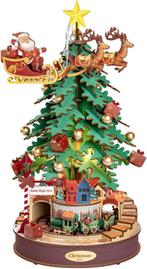 Robotime Christmas Melody Tree Kerst Muziekdoos Modelbouw..., Verzenden, Nieuw