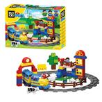 Mubi Klobi Bricks Treinstation + Vrolijke Boederij, Kinderen en Baby's, Speelgoed | Duplo en Lego, Nieuw, Verzenden