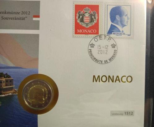 Monaco. 2 Euro 2012 Lucien Ier - Numisbrief (Zonder, Postzegels en Munten, Munten | Europa | Euromunten