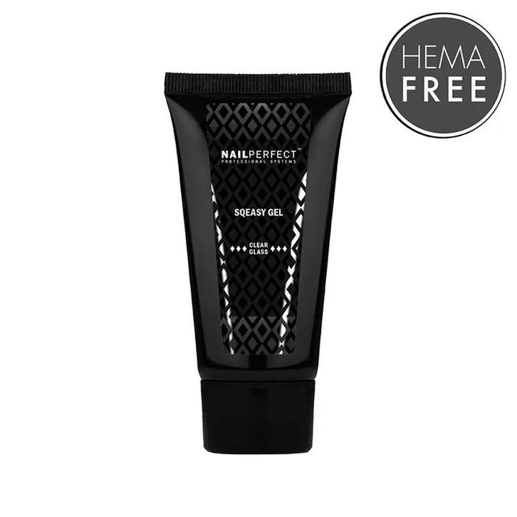 Nail Perfect  Sqeasy Gel Clear Glass  60 gr, Sieraden, Tassen en Uiterlijk, Uiterlijk | Haarverzorging, Nieuw, Verzenden