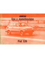 1978 FIAT 126 INSTRUCTIEBOEKJE ITALIAANS, Auto diversen, Handleidingen en Instructieboekjes