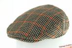 flatcap Platte pet Hawkins tweed oranje-groen  56 t/m 60, Ophalen of Verzenden, Nieuw, Pet