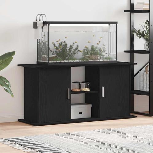 vidaXL Aquariumstandaard 121x41x58 cm spaanplaat zwart, Dieren en Toebehoren, Overige Dieren-accessoires, Nieuw, Verzenden