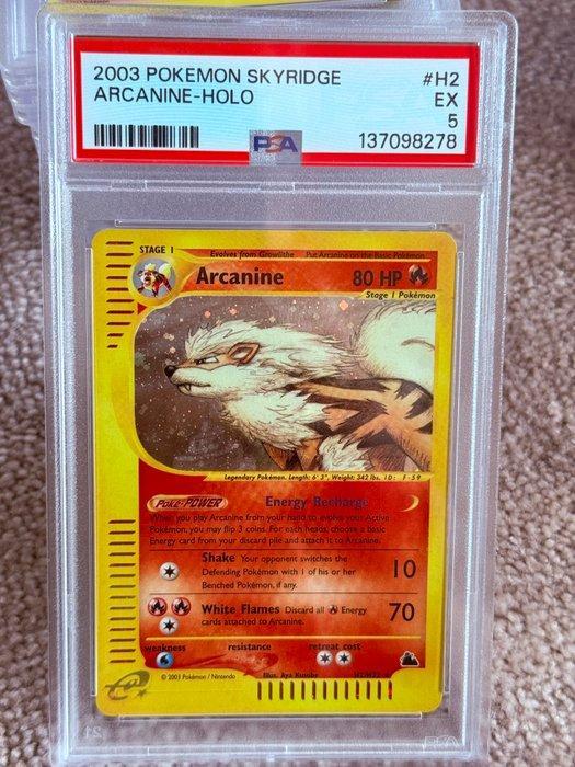 Pokémon Graded card - Arcanine #H2 Foil - PSA 5 - EX, Hobby en Vrije tijd, Verzamelkaartspellen | Pokémon