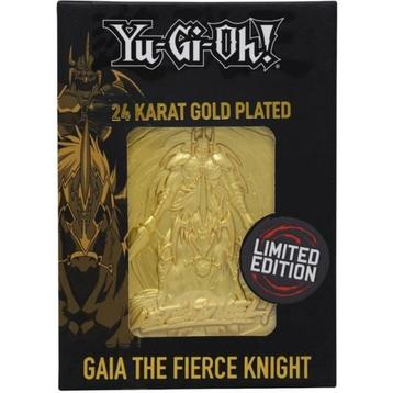 Yu-Gi-Oh! 24 Karat Gold Plated Card Gaia The Fierce Knight –