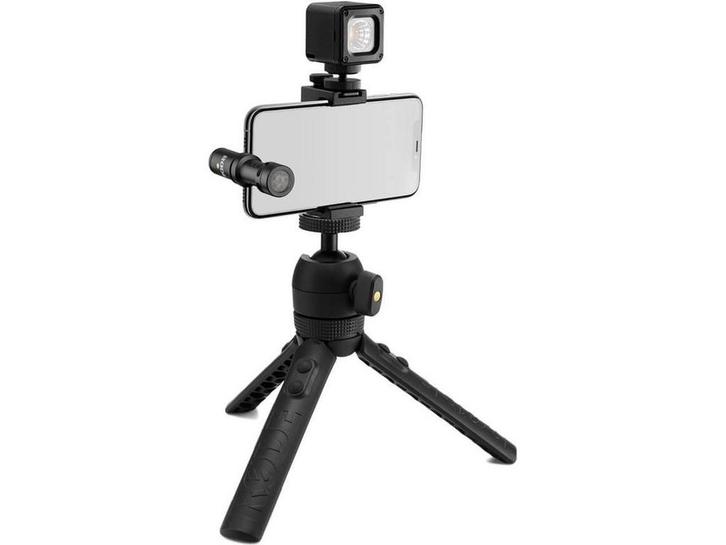 Røde Vlogger Kit - iOS - Microfoon met Tripod en MicroLED -, Huis en Inrichting, Woonaccessoires | Overige, Zo goed als nieuw
