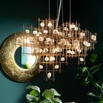 *WOONWINKEL* Kare Design Stone Mobile Gouden Design Hanglamp, Huis en Inrichting, Lampen | Hanglampen, Verzenden, Nieuw
