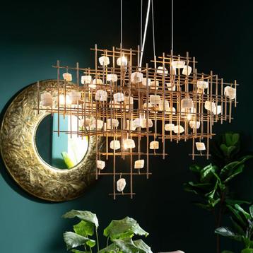 *WOONWINKEL* Kare Design Stone Mobile Gouden Design Hanglamp beschikbaar voor biedingen