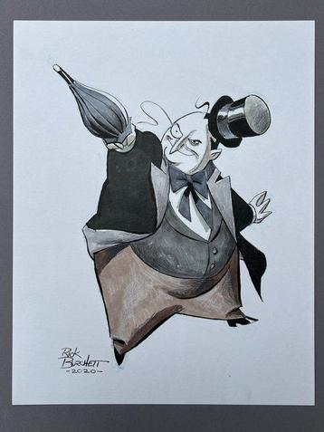 Rick Burchett - 1 Original drawing - The Penguin - Classic beschikbaar voor biedingen