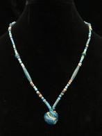 Oud-Egyptisch Ketting gemaakt van glas, turkoois en, Sieraden, Tassen en Uiterlijk, Antieke sieraden