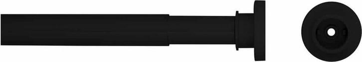 Sealskin Seallux Douchegordijnstang - 80-130 cm - Zwart, Huis en Inrichting, Badkamer | Badtextiel en Accessoires, Nieuw, Ophalen of Verzenden