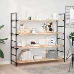 vidaXL Wandschap zwevend 160x40x2 cm onbehandeld massief, Huis en Inrichting, Woonaccessoires | Wandplanken en Boekenplanken, Verzenden
