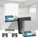 Textielpakket Camper lengtebedden met midden matras - 2, Huis en Inrichting, Slaapkamer | Beddengoed, Verzenden, Nieuw, Wit