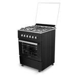 Wiggo WO-E603R(BX) Serie 3 - Gasfornuis - Zwart Rvs, Verzenden, Nieuw