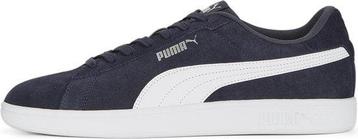 PUMA Smash 3,0 - maat 42 - Unisex Sneakers - Donkerblauw/Wit beschikbaar voor biedingen