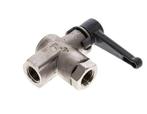 G 1/4 inch 2-Weg Haakse Kogelkraan Messing, Verzenden, Nieuw