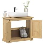 Hout Kast Retro | B-keuze | Scherpe Prijs, Nieuw, Minder dan 100 cm, Wastafelkast, 25 tot 50 cm