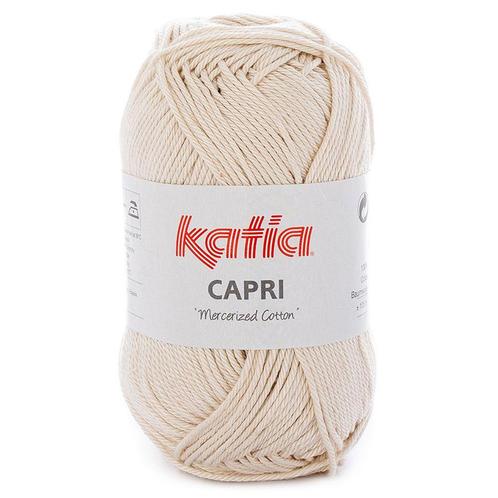 Katia Capri - 82141 lichtbeige - Katoen Garen, Hobby en Vrije tijd, Breien en Haken, Ophalen of Verzenden