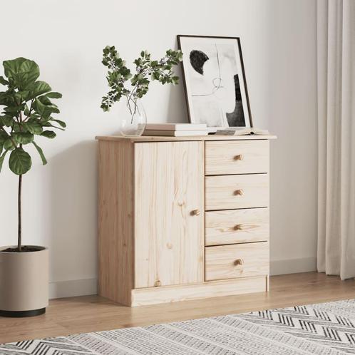 vidaXL Dressoir ALTA 77x35x73 cm massief grenenhout, Huis en Inrichting, Kasten | Dressoirs, 25 tot 50 cm, Nieuw, 50 tot 100 cm