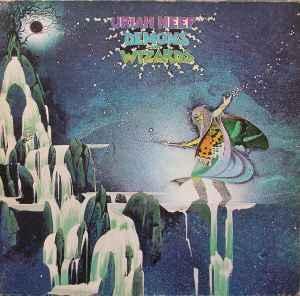 LP gebruikt - Uriah Heep - Demons And Wizards, Cd's en Dvd's, Vinyl | Hardrock en Metal, Zo goed als nieuw, Verzenden