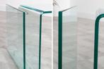 Extravagante glazen salontafel FANTOME 50cm bijzettafel met, Huis en Inrichting, Tafels | Sidetables, Nieuw, Ophalen of Verzenden