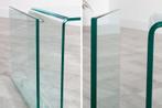 Extravagante glazen salontafel FANTOME 50cm bijzettafel met, Huis en Inrichting, Tafels | Sidetables, Ophalen of Verzenden, Nieuw