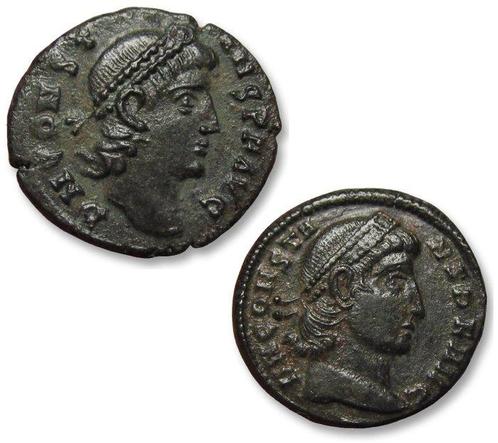 Romeinse Rijk. Constans as Augustus. Follis Group of 2x, Postzegels en Munten, Munten | Europa | Niet-Euromunten