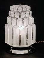 Tafellamp - wolkenkrabber - Glas, Metaal