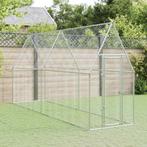 vidaXL Kippenhok 400x100x190 cm gegalvaniseerd staal, Dieren en Toebehoren, Verzenden, Nieuw