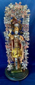 Beeldje - Santo guerriero forse San Michele Arcangelo -, Antiek en Kunst