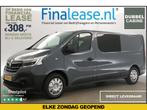 Renault Trafic 2.0 dCi T29 L2H1 DC 6 Pers Airco Trekh €308pm, Auto's, Bestelauto's, Renault, Nieuw, Zilver of Grijs, Lease