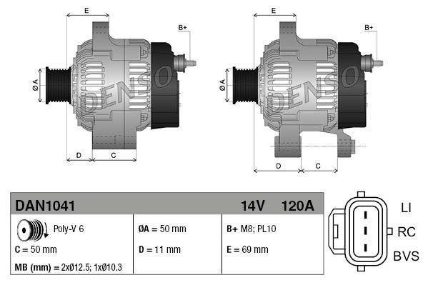 Dynamo / Alternator FORD FOCUS C-MAX,II,Turnier (1.6,1...., Auto-onderdelen, Motor en Toebehoren, Nieuw, Ophalen of Verzenden