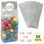 Fako Bijoux® - Uitdeelzakjes Met Sluitstickers - 20 Stickers, Verzenden, Nieuw