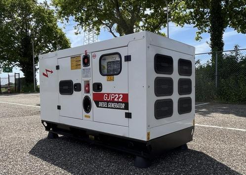 Generator 20 kVA Perkins 400V 3 fase Aggregaat, Doe-het-zelf en Verbouw, Aggregaten, Dieselolie, Nieuw, Elektrisch startend, Geluidgedempt