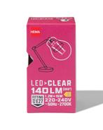 HEMA Led kogel clear E27 21.2W 140lm, Verzenden, Nieuw