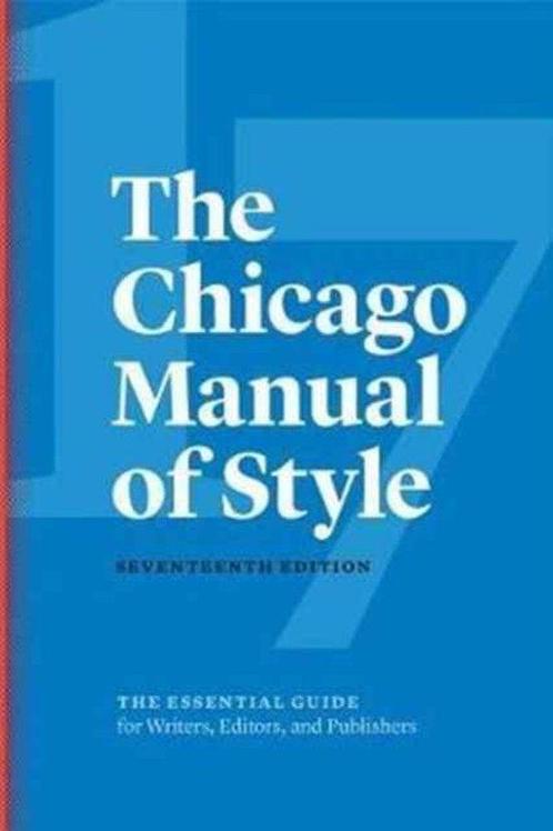 The Chicago Manual of Style, 17th Edition 9780226287058, Boeken, Taal | Engels, Zo goed als nieuw, Verzenden