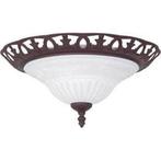 LED Plafondlamp - Trion Rustina - Opbouw Rond - E27 Fitting, Ophalen of Verzenden, Nieuw, Metaal