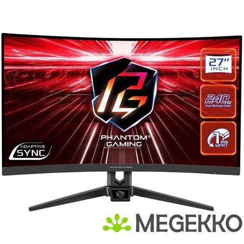 ASRock Phantom Gaming PG27F15RS1A 27  Full HD 240Hz Curved, Computers en Software, Monitoren, Nieuw, Verzenden