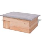 vidaXL Egelhuis 45x33x22 cm hout, Dieren en Toebehoren, Knaagdieren en Konijnen | Hokken en Kooien, Verzenden, Nieuw