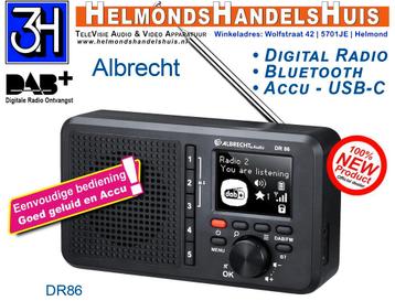 DAB+ digitale radio Eenvoudige bediening Goed geluid Accu beschikbaar voor biedingen