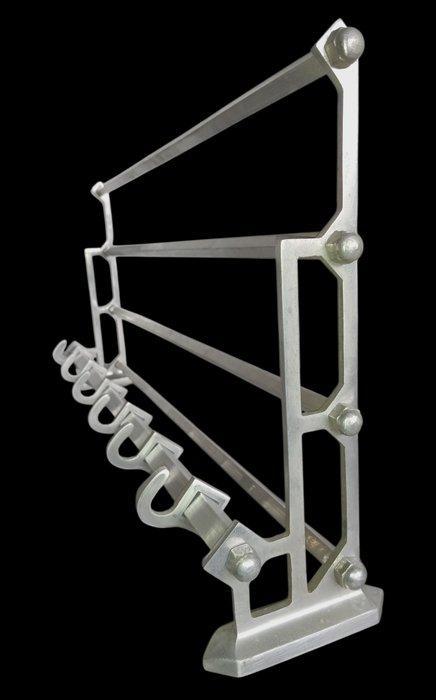 Art-deco bauhaus hat rack coat rack. Designer: János Diósy -, Antiek en Kunst, Kunst | Designobjecten