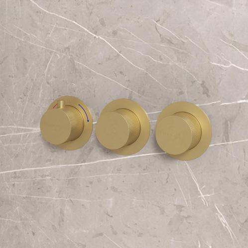 Thermostatische Inbouwkraan Best Design High End Mat Goud, Doe-het-zelf en Verbouw, Sanitair, Kraan, Nieuw, Ophalen of Verzenden