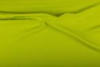 Polyester stof limoengroen - 50m effen stof op rol, Verzenden, Nieuw