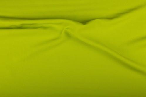 Polyester stof limoengroen - 50m effen stof op rol, Hobby en Vrije tijd, Stoffen en Lappen, Verzenden