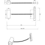 LED Spiegelverlichting - Schilderijverlichting - Trion Curty, Huis en Inrichting, Lampen | Wandlampen, Ophalen of Verzenden, Nieuw