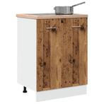 vidaXL Onderkast Lyon 60x46x81,5 cm bewerkt hout oud, Huis en Inrichting, Keuken | Keukenelementen, Verzenden, Nieuw, Bruin
