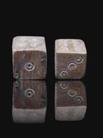 Oud-Romeins Lot of 2 Smaller Legionary 1-3 AD Dobbelstenen, Antiek en Kunst