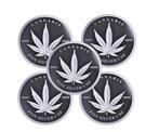 Tsjaad. 5000 Francs 2024 Cannabis Silver Coin in capsule, 5